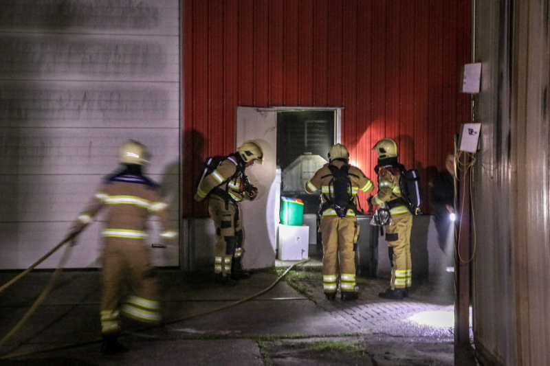 Brand in magazijn van Flamingo Parket