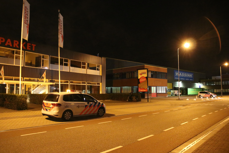 Brand in magazijn van Flamingo Parket