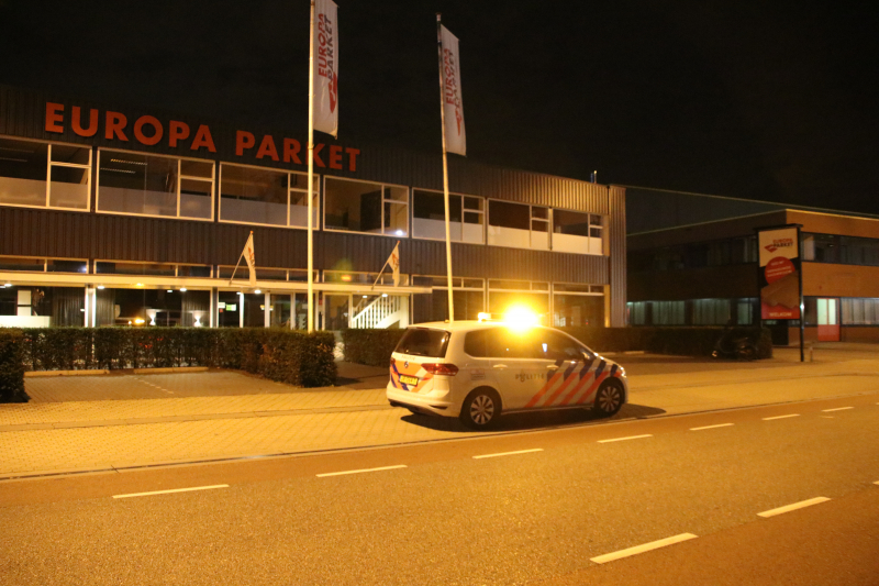 Brand in magazijn van Flamingo Parket