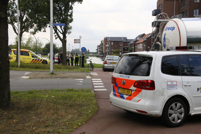Fietser gewond na aanrijding met auto