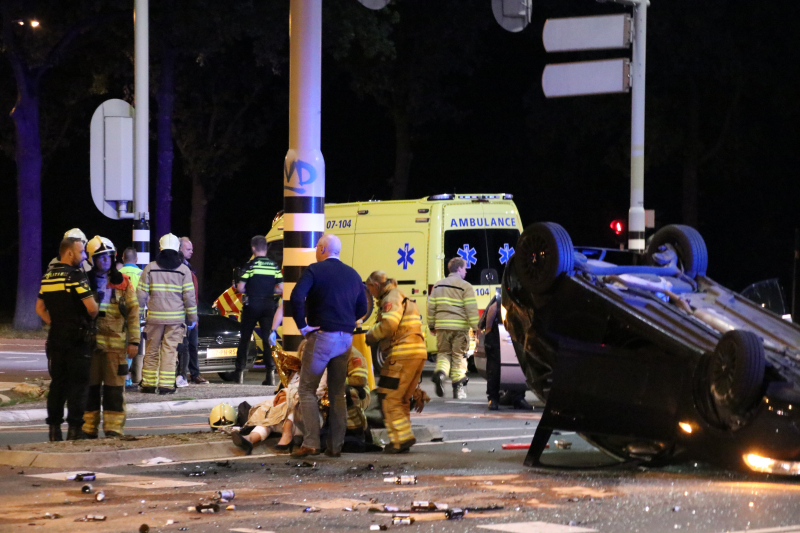 Ravage en gewonde na aanrijding