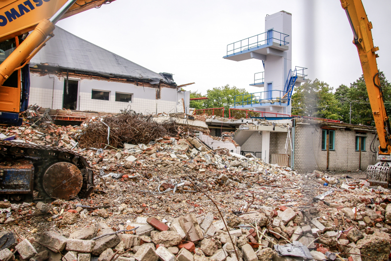 Duurzame sloop van Sportfondsenbad