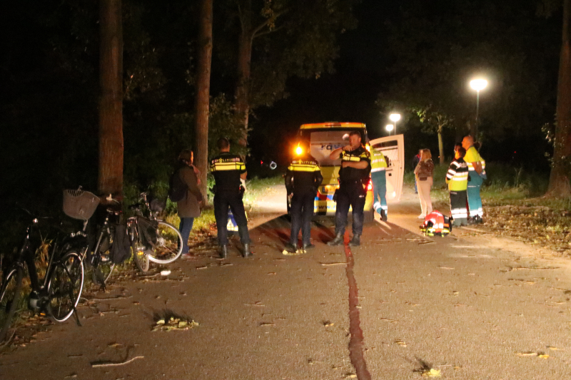 Fietsster ernstig gewond na val