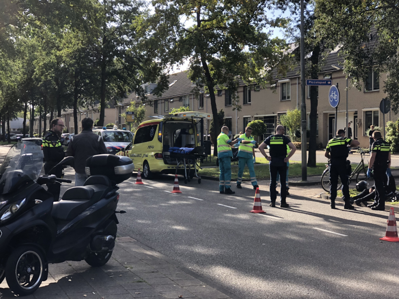 Fietser gewond na aanrijding met driewieler