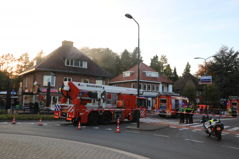 Brand in afvoerkanaal cafetaria