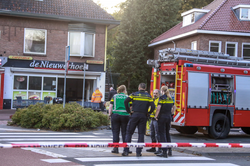 Brand in afvoerkanaal cafetaria