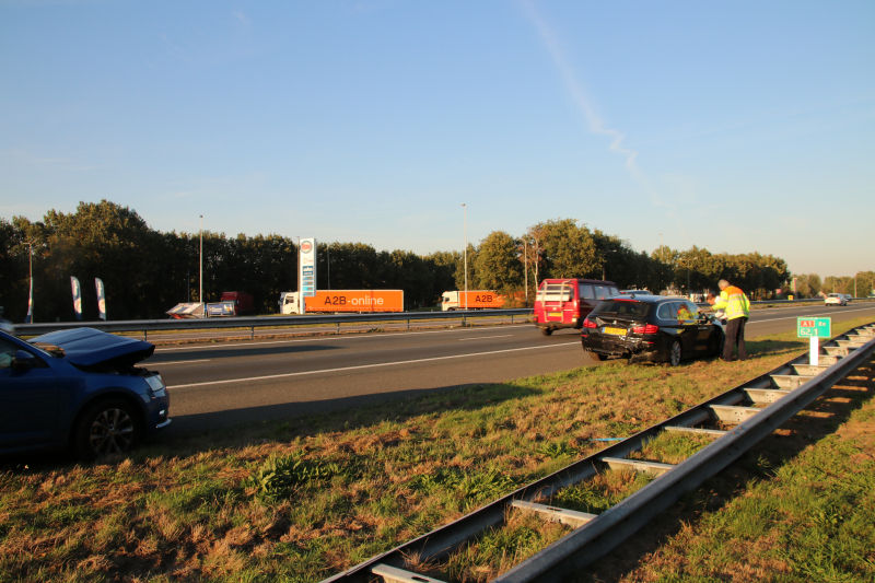 Kopstaart-botsing zorgt voor enige vertraging richting Apeldoorn