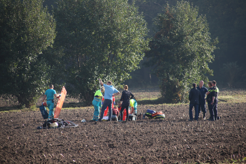 Matrasvlieger ernstig gewond