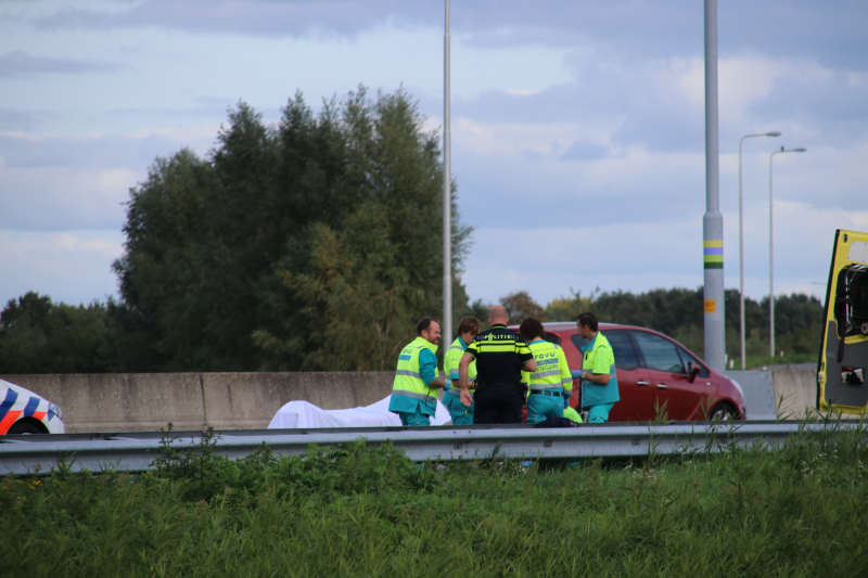Rijstrook afgesloten voor reanimatie