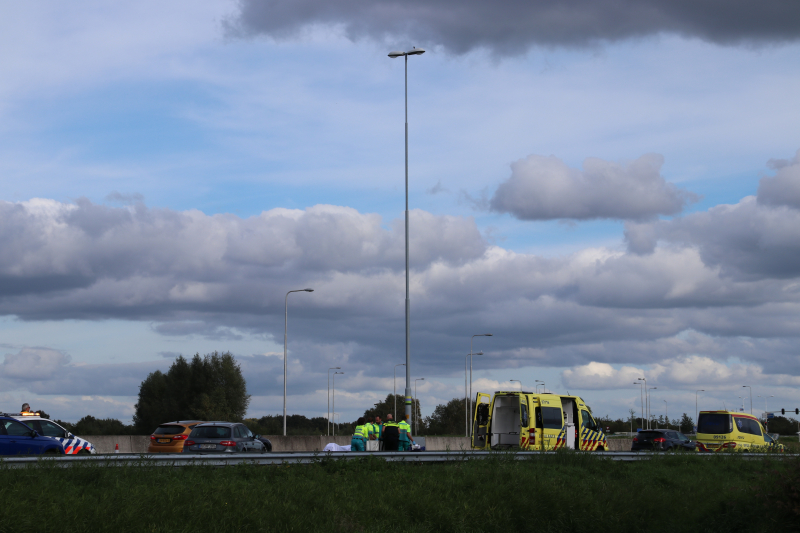 Rijstrook afgesloten voor reanimatie