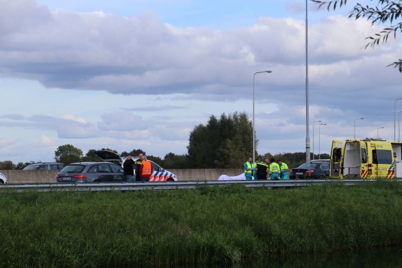 Rijstrook afgesloten voor reanimatie