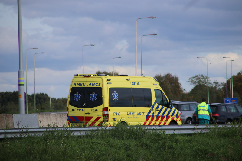 Rijstrook afgesloten voor reanimatie