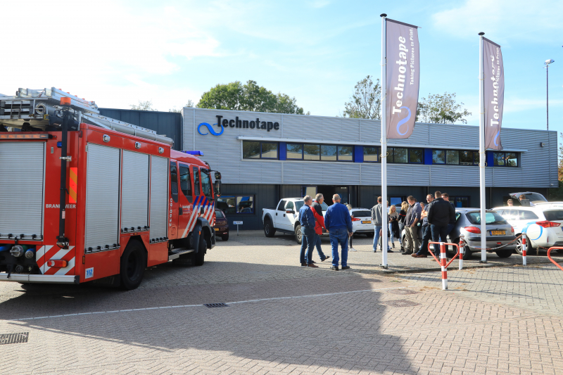 Bedrijfspand ontruimd na gaslucht