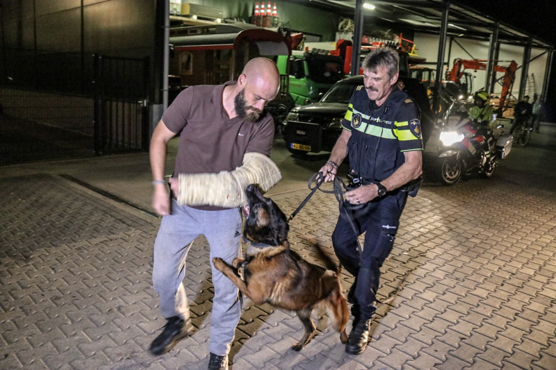 Grote politieoefening op Allurepark De Lucht