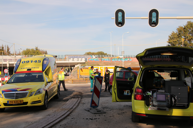 Gewonde bij kop-staartaanrijding