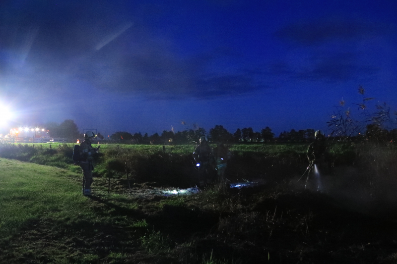 Brand bij volkstuintjes door broei