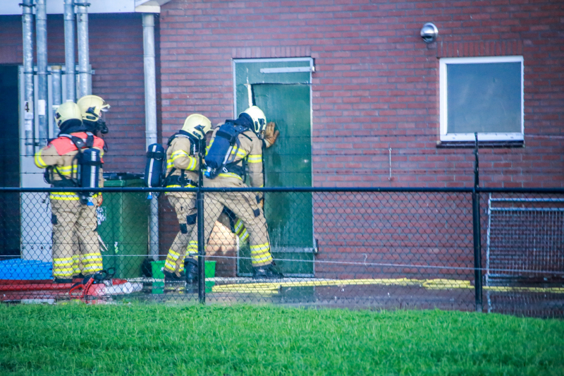 Kippenschuur verwoest door brand
