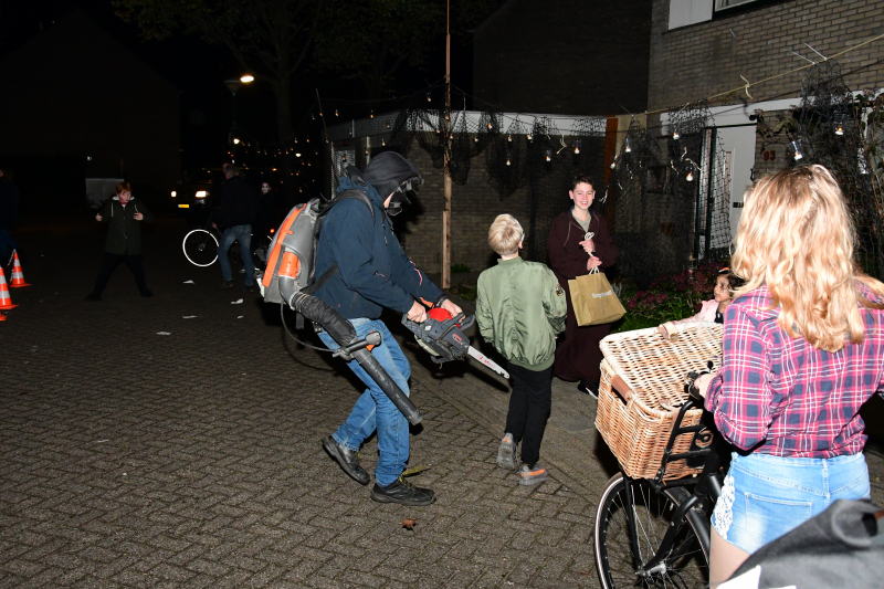 Eemnes omgetoverd in Halloweenstad
