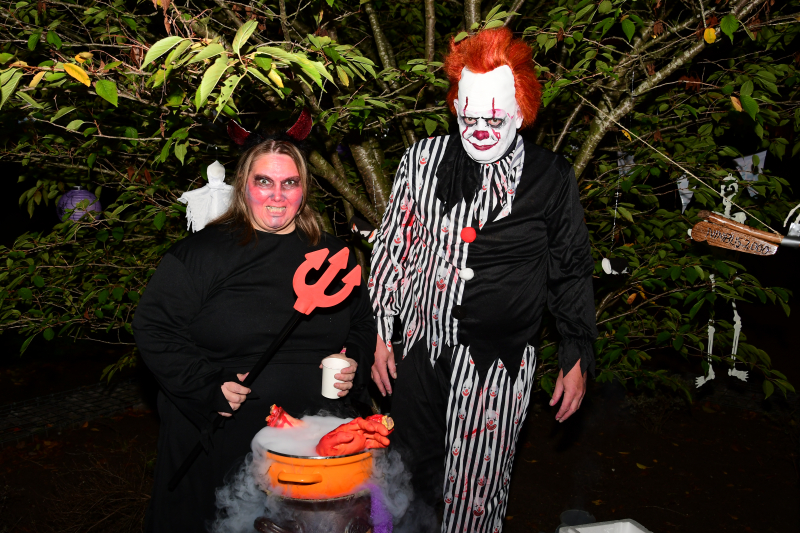 Eemnes omgetoverd in Halloweenstad