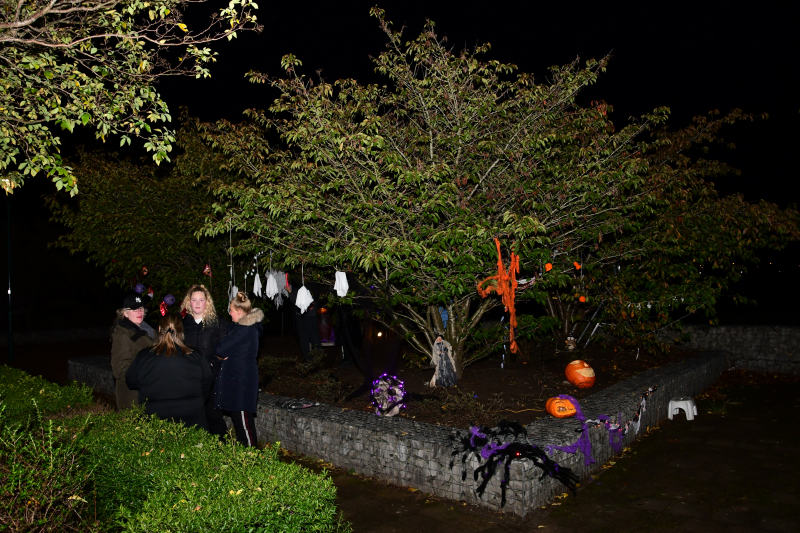 Eemnes omgetoverd in Halloweenstad