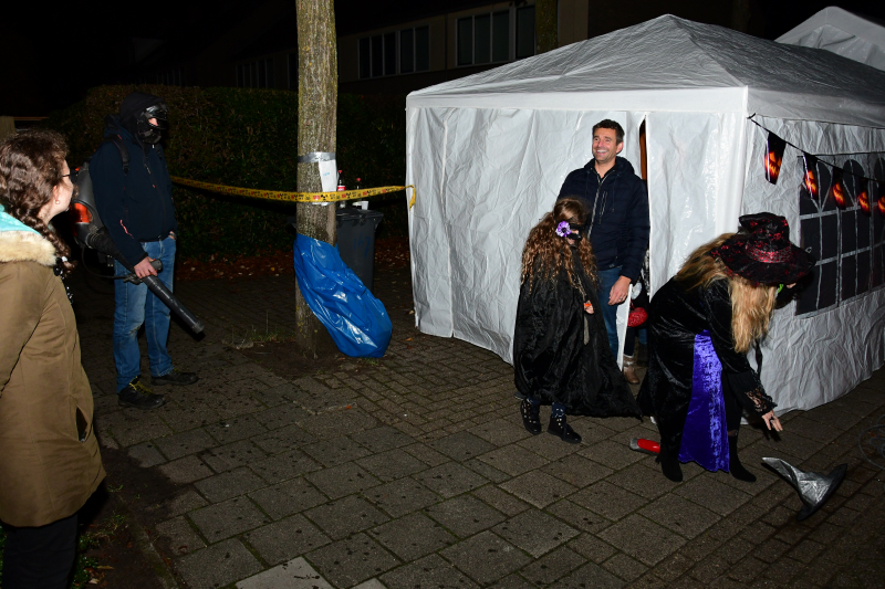 Eemnes omgetoverd in Halloweenstad