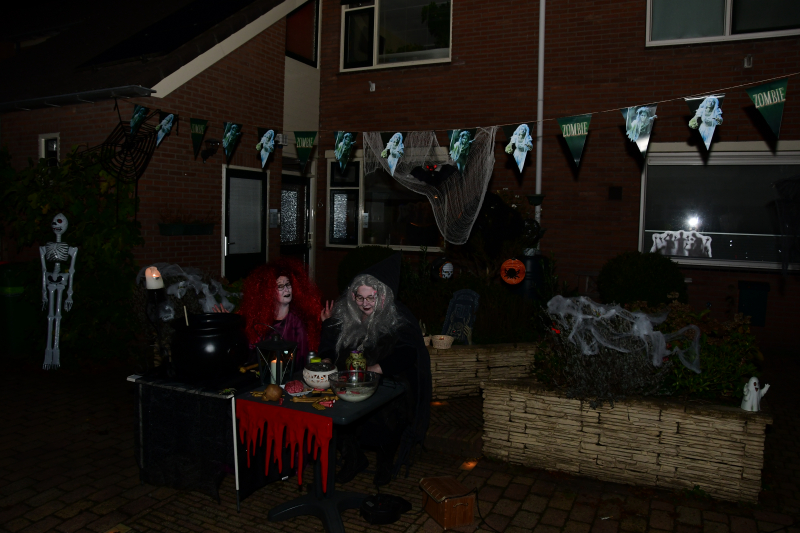 Eemnes omgetoverd in Halloweenstad