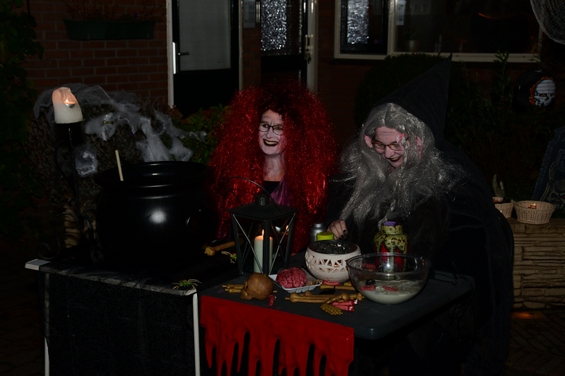 Eemnes omgetoverd in Halloweenstad