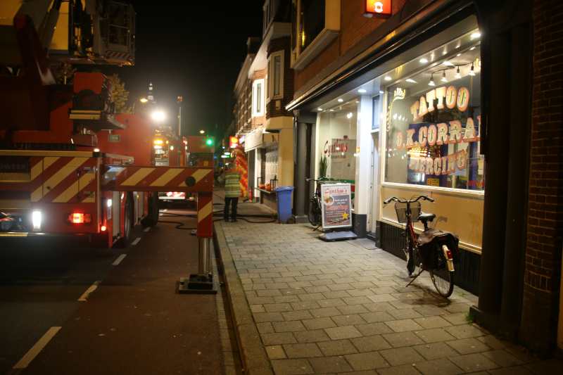 Frituurpan van restaurant vliegt in brand