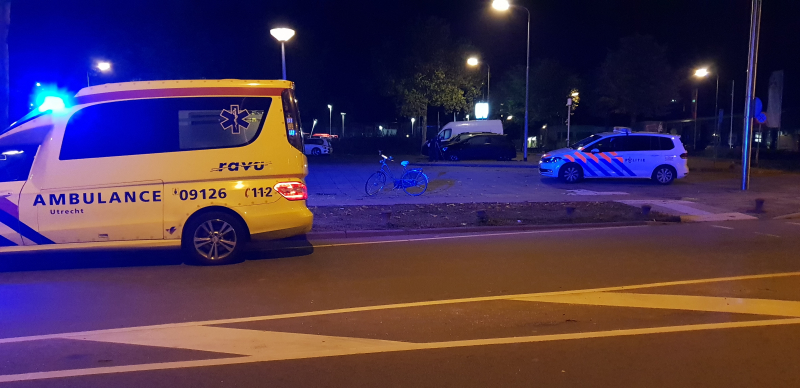 Fietser gewond bij valpartij