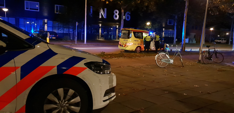 Fietser gewond bij valpartij