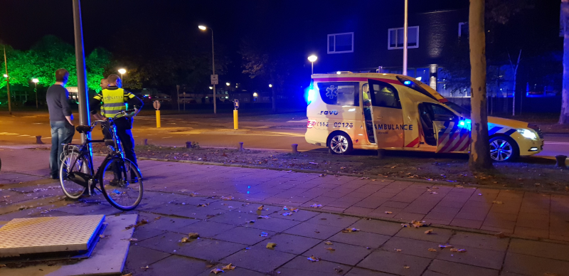 Fietser gewond bij valpartij