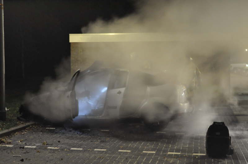 Auto brandt uit na starten