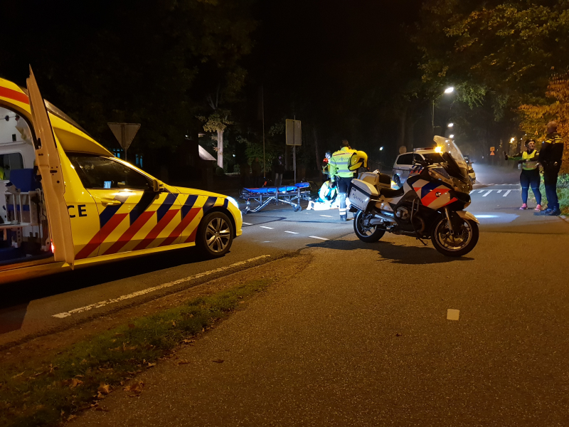 Man op step zwaargewond bij val