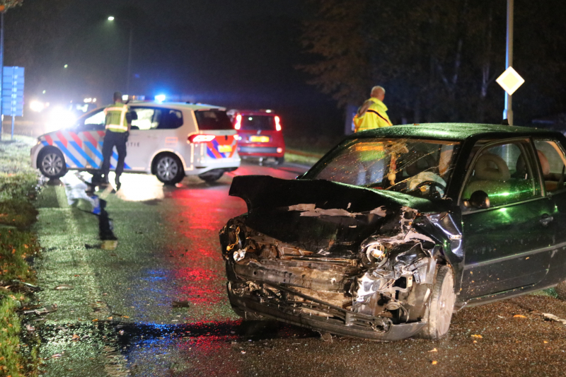 Veel schade na aanrijding