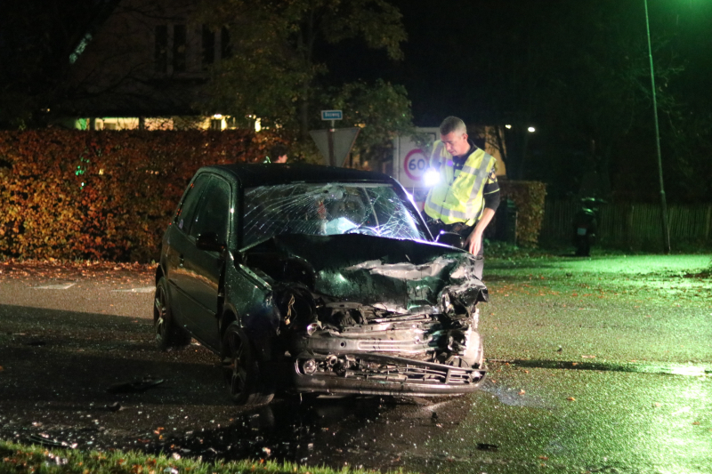Veel schade na aanrijding