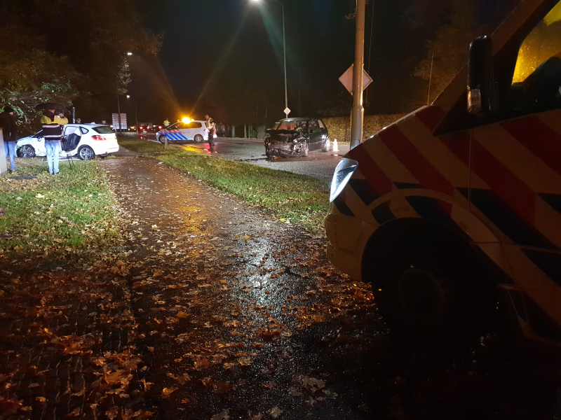 Veel schade na aanrijding
