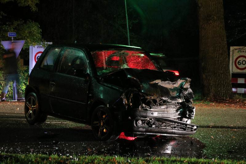Veel schade na aanrijding