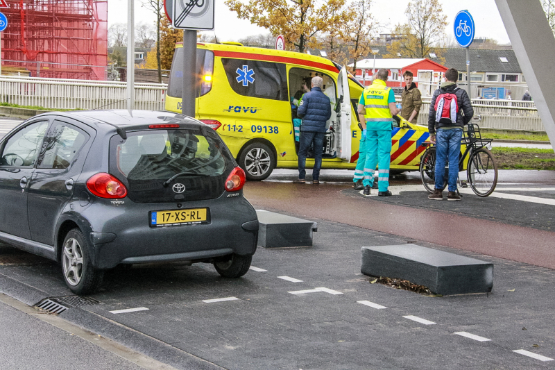Fietster gewond na ongeval