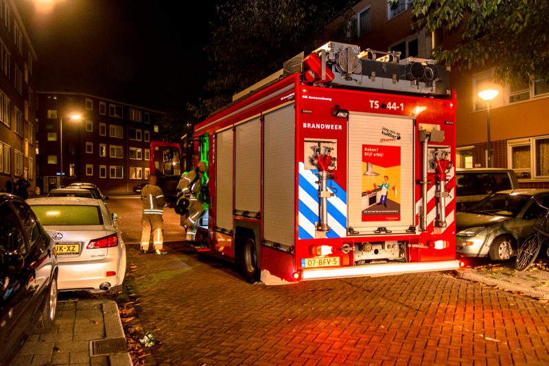 Veel bekijks bij woningbrand
