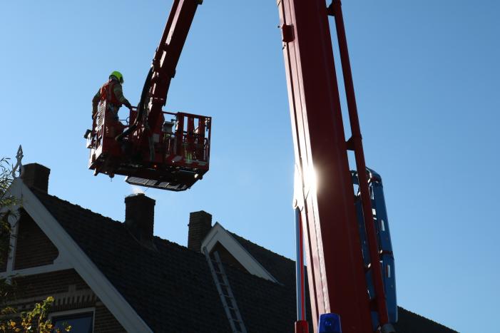 Hardnekkige schoorsteenbrand moeilijk te blussen