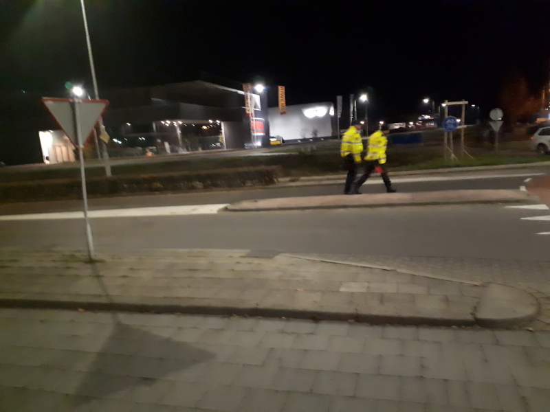 Alcoholcontrole op rotonde