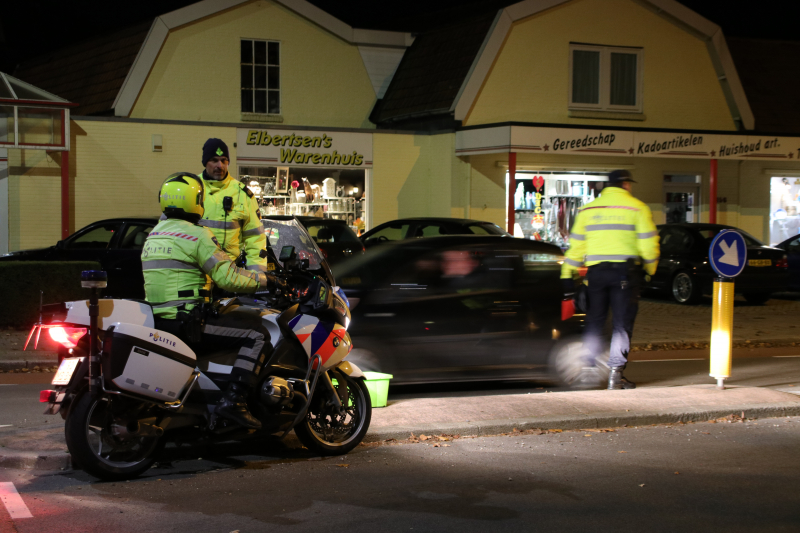 Alcoholcontrole op rotonde
