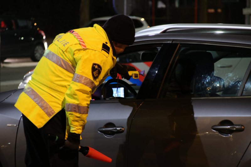 Alcoholcontrole op rotonde