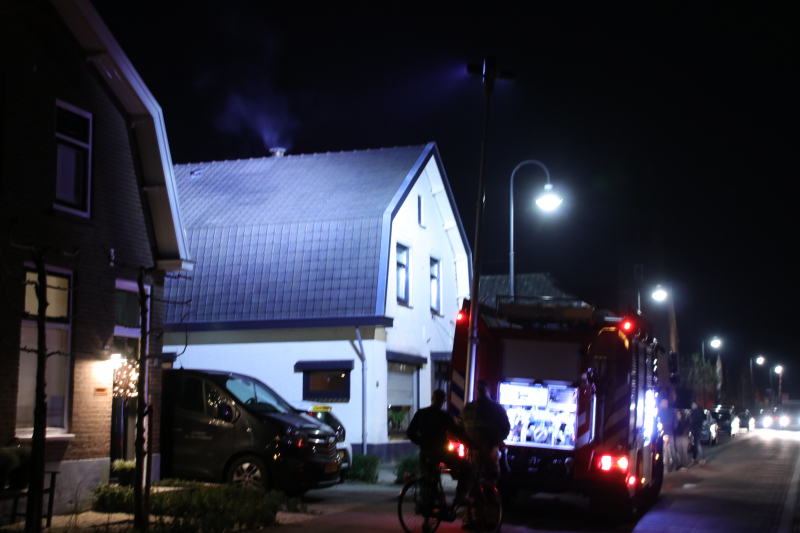Schoorsteenbrand snel onder controle