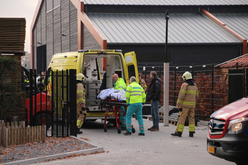 Bedrijfsongeval op buitenterrein van Den Top Tuin