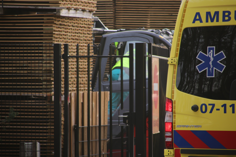 Bedrijfsongeval op buitenterrein van Den Top Tuin