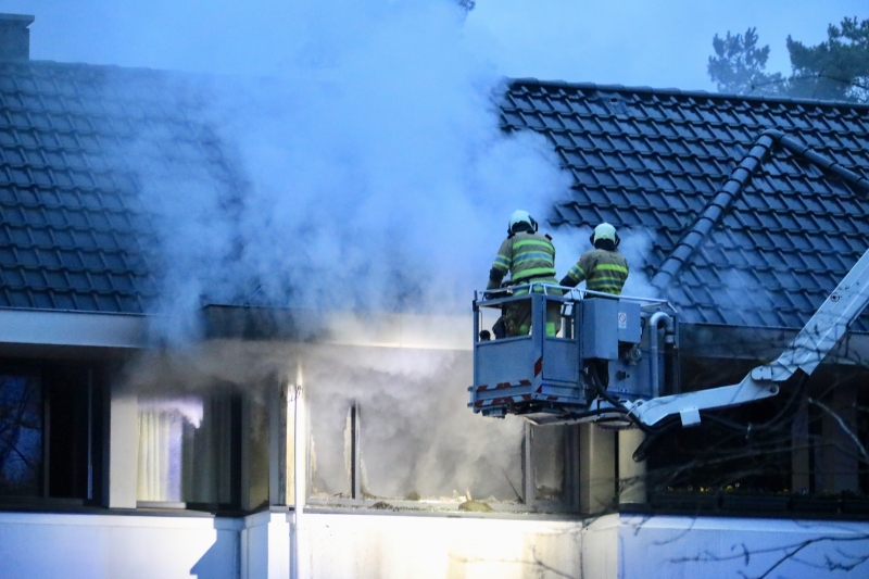 Grote schade bij brand in villa