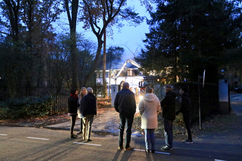 Grote schade bij brand in villa