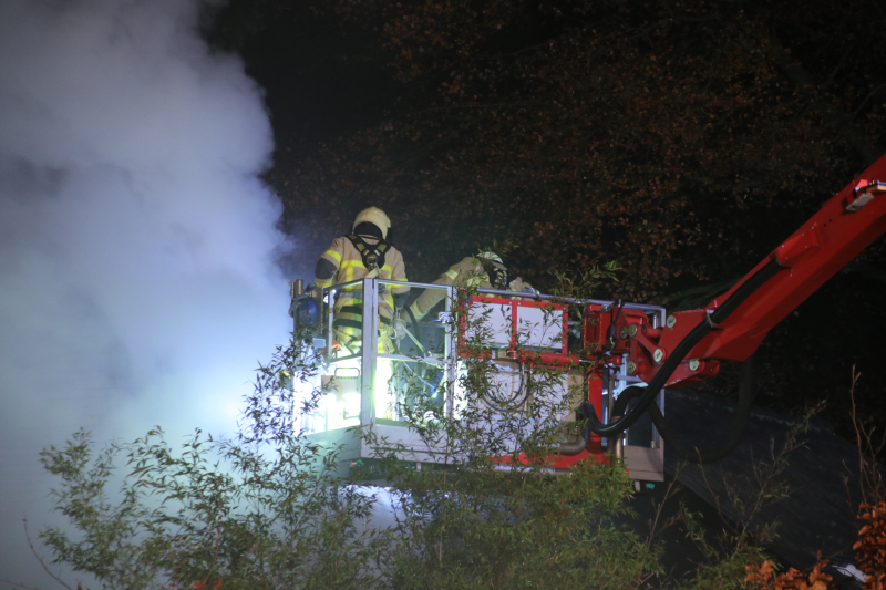 Flinke rookontwikkeling bij brand in vrijstaande woning