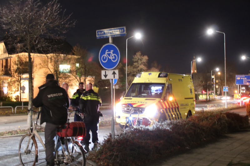 Fietser gewond bij aanrijding